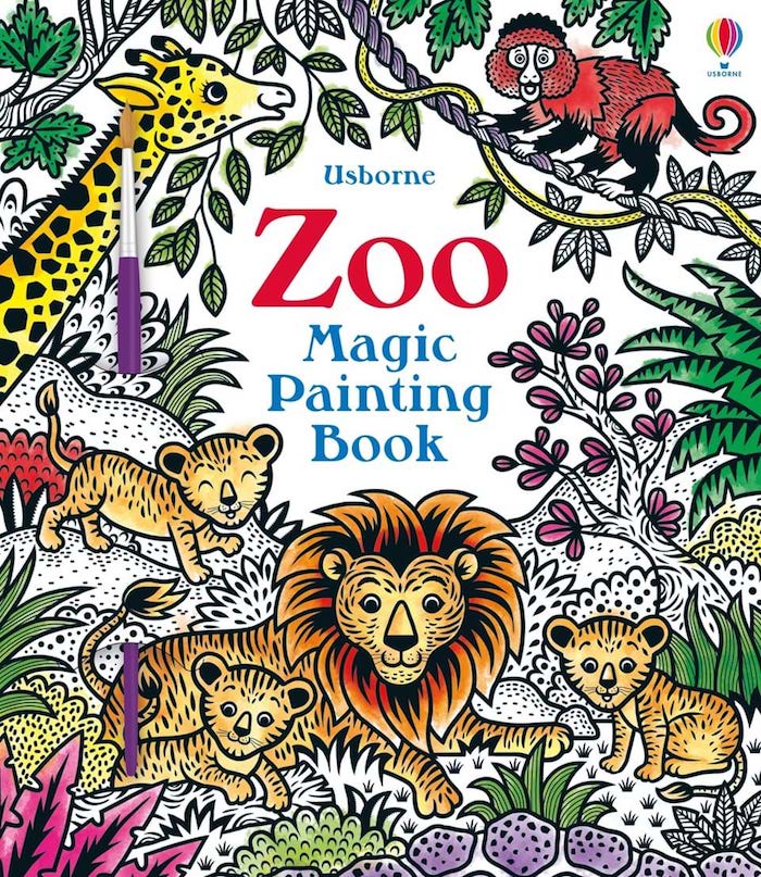 Usborne-Magic Painting Book Zoo