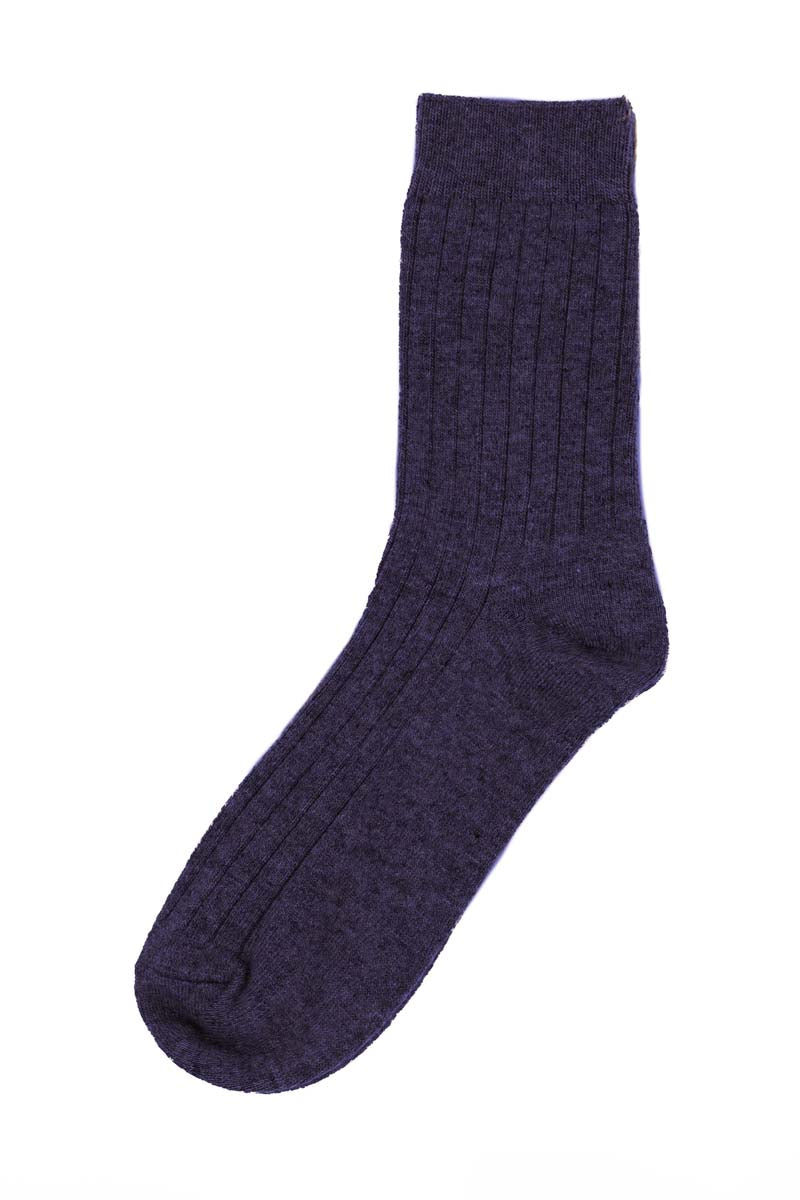 Danewinter Woolen Rib Socks - Navy