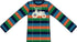 bluse med traktor print 
