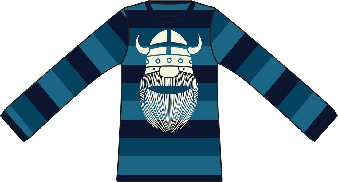 Bluse til børn med viking
