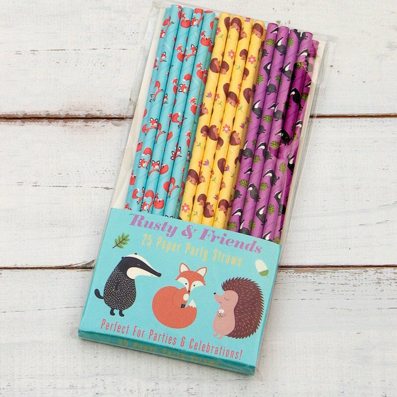 RL Paper Straw (Pack of 25) Rust and friends