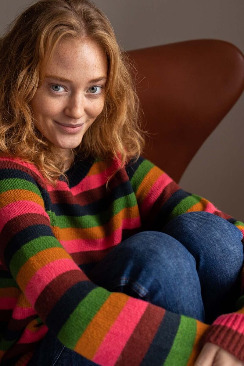 Danehytte Wool Sweater Tonic Stripe