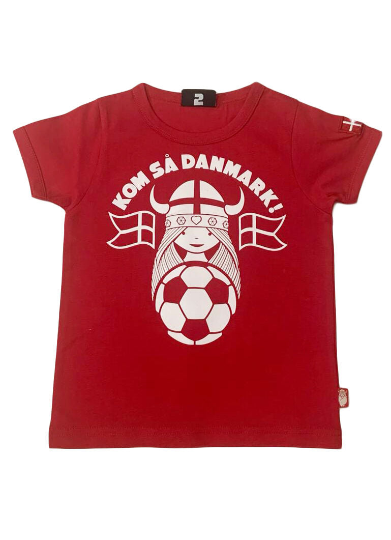 T-shirt til børn med fodbolds viking 