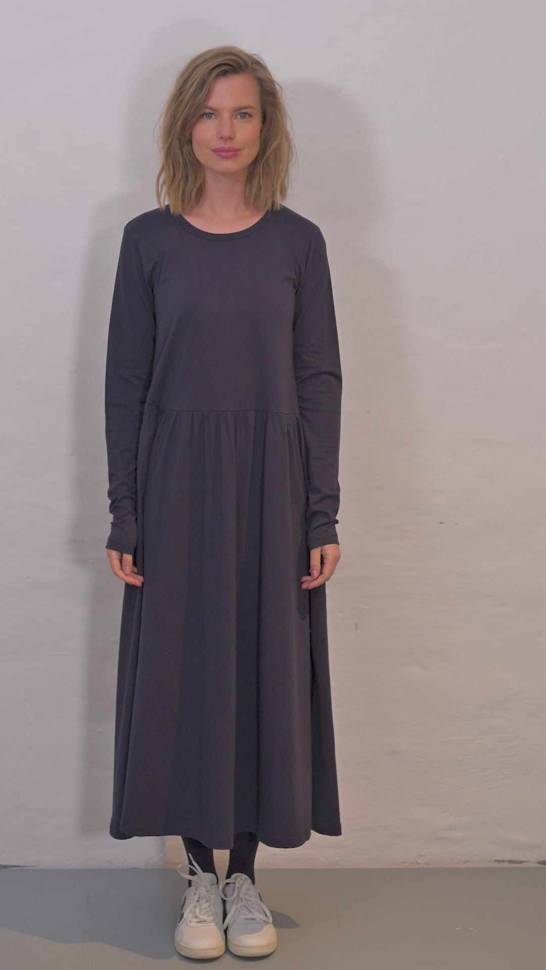 Danekroeyer Modal LS Dress Dark Navy