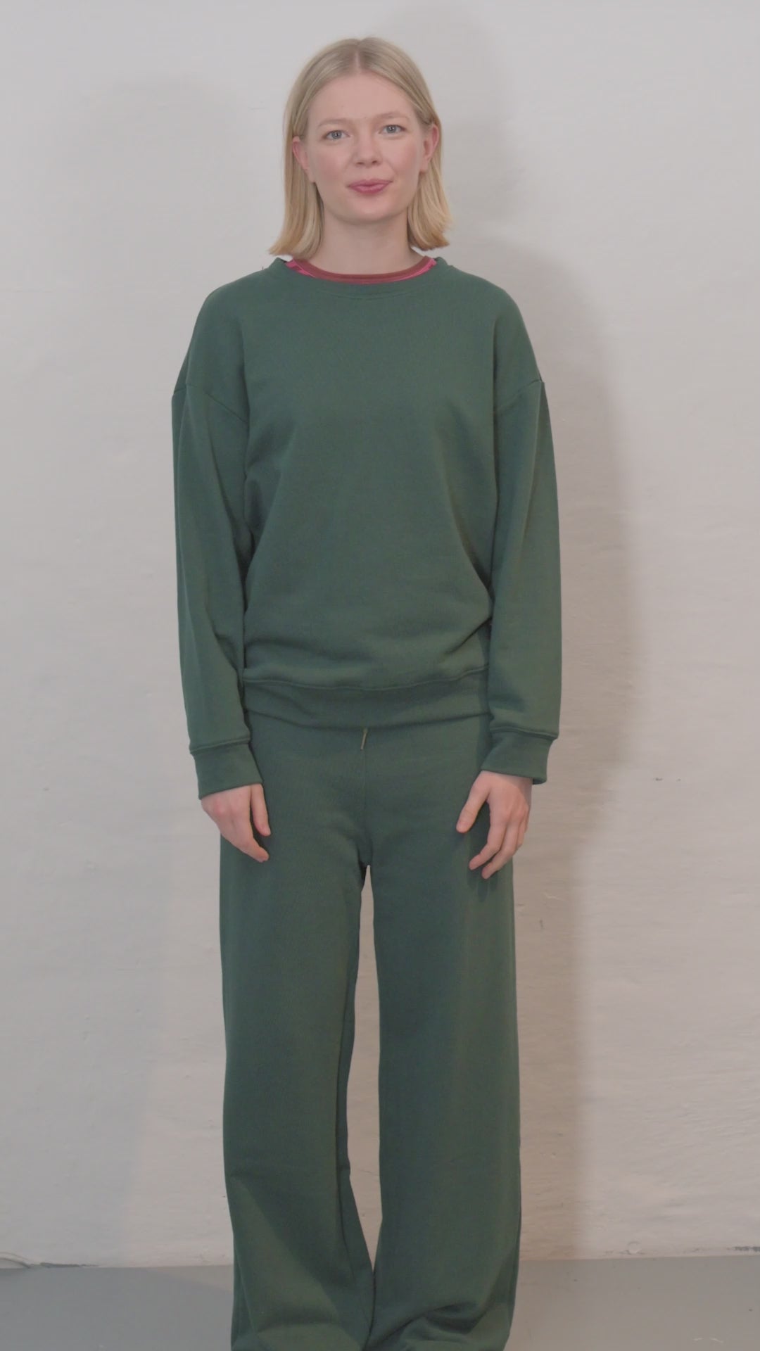 Danepoppy Moleton Sweat Dk Forest