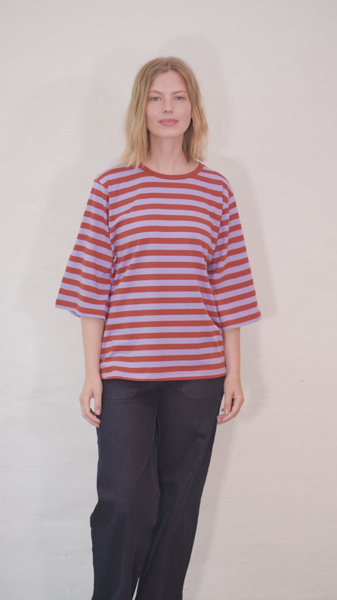 Danebasic Glad Tee Light Lilac/Chili