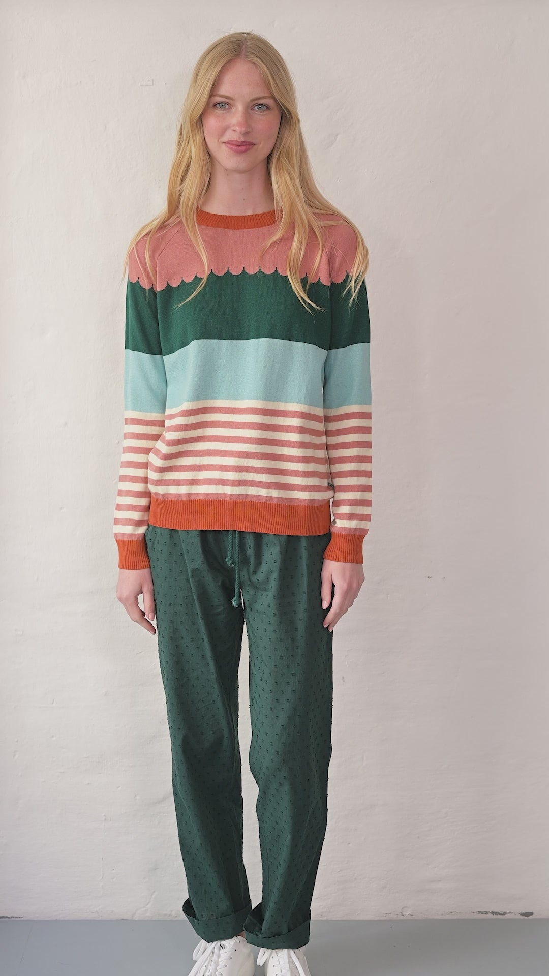 Danehappy Cotton Knit Sweater Multicolor 2