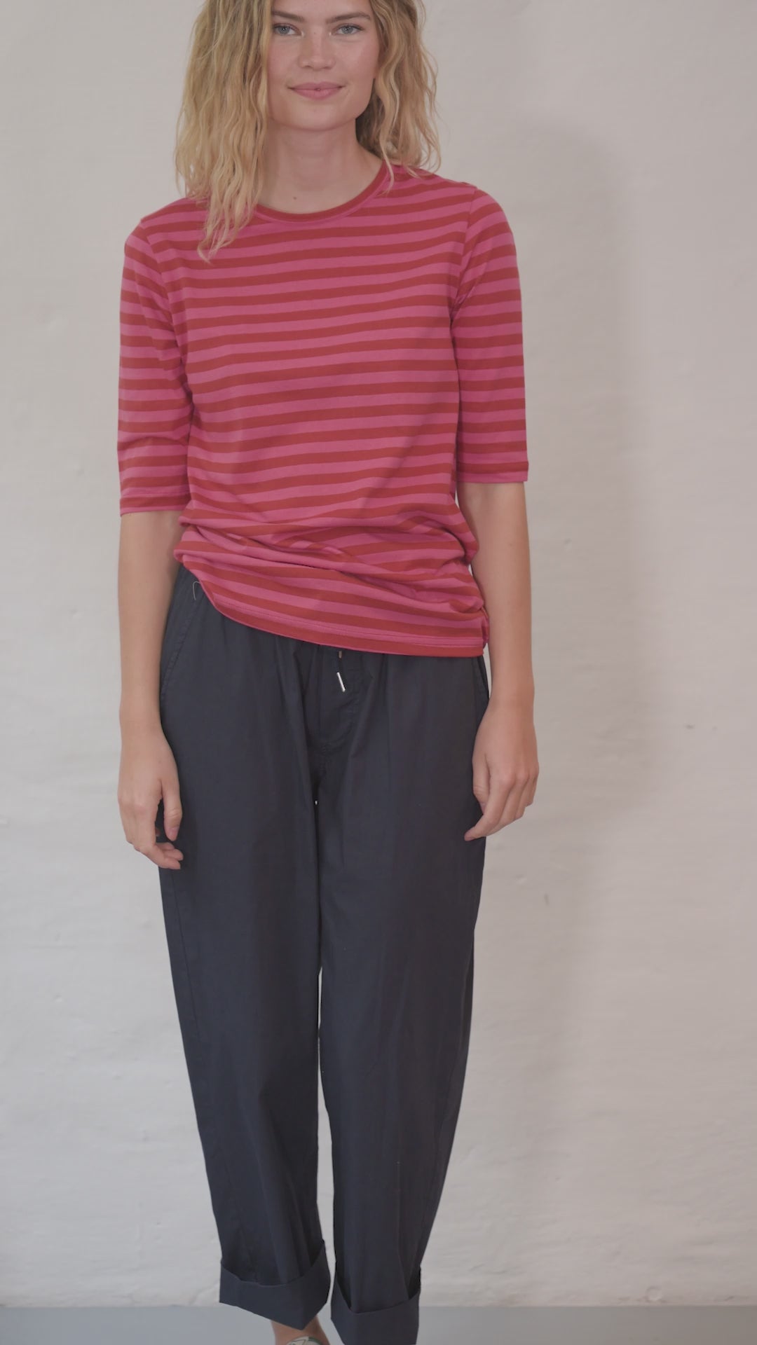 Danemanna Modal Tee Chili/Soft Cherry