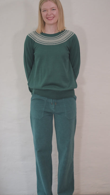 Danebright Lights Cotton Sweater Dk Slate