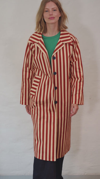 Daneladylike Stretch Canvas Jacket Chili/Nougat