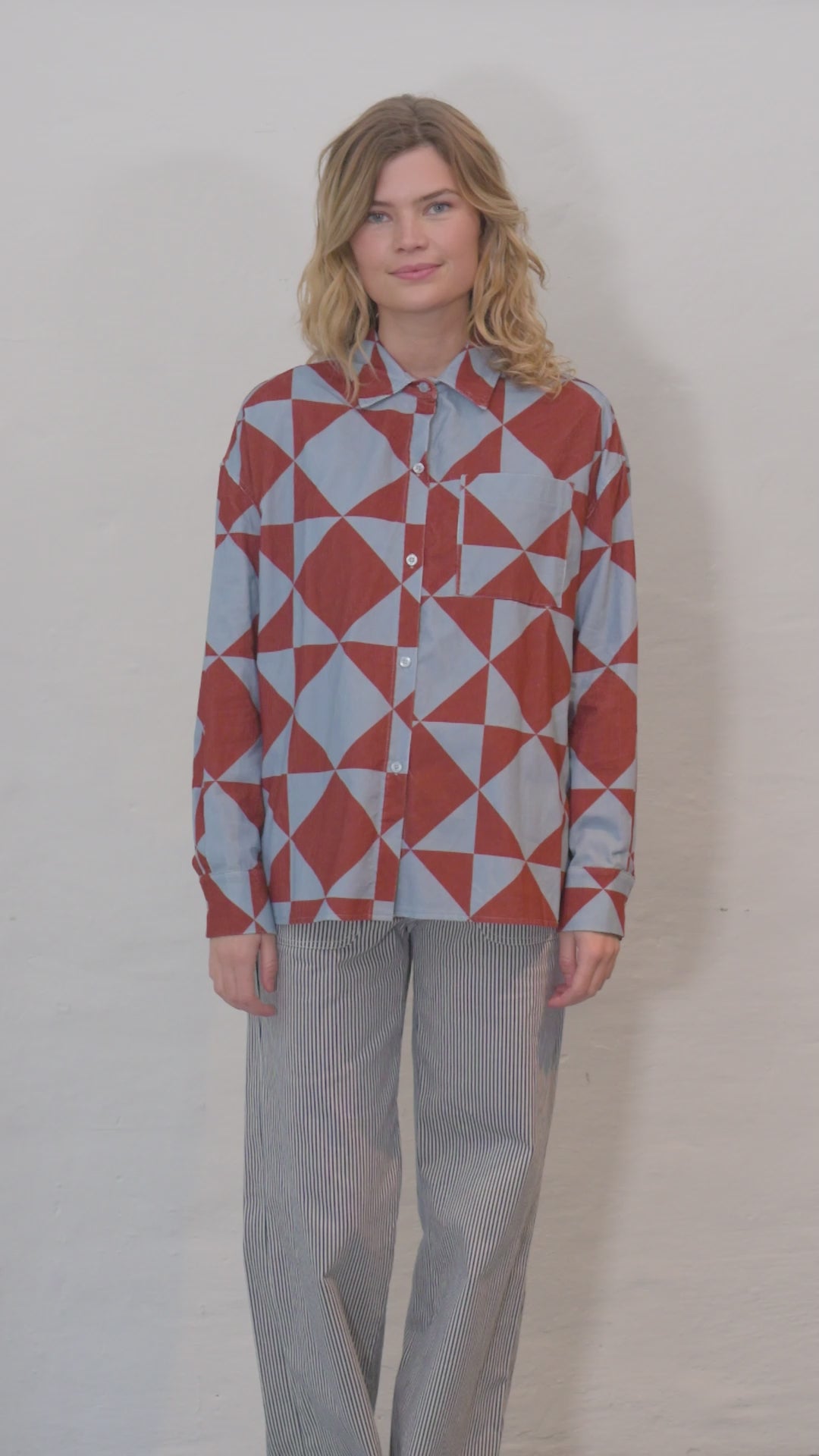 Danethyme Cord Shirt Lt Blue DIAMETRIC