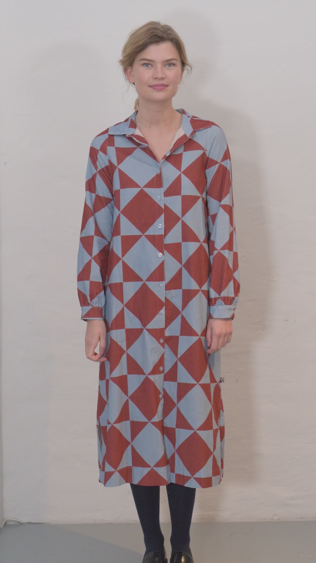 Danepippi Cord Dress Lt Blue DIAMETRIC