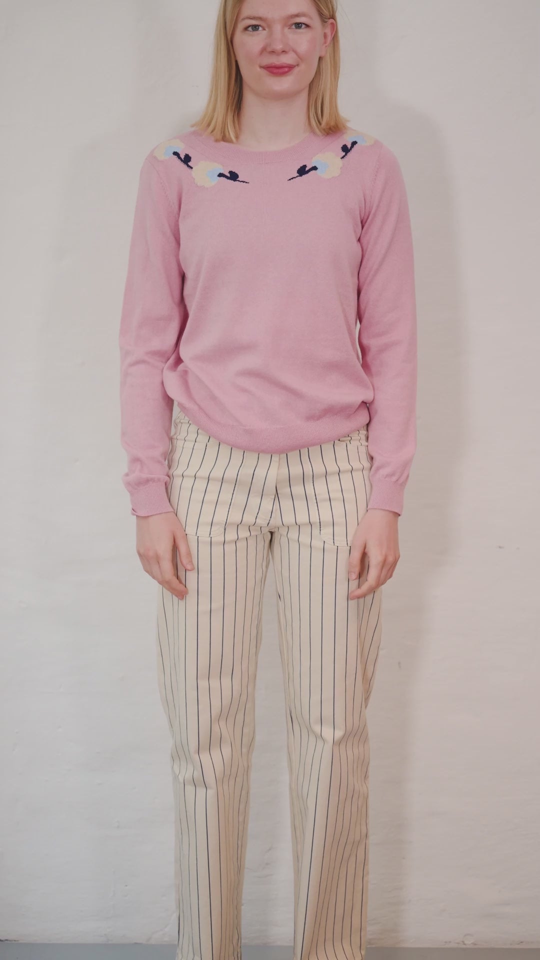 Danevibe Wool-Mix Sweater Cold Rose
