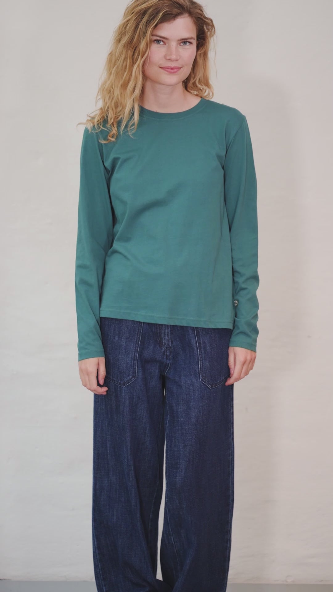 Danebasic Merry LS Tee Dk Slate