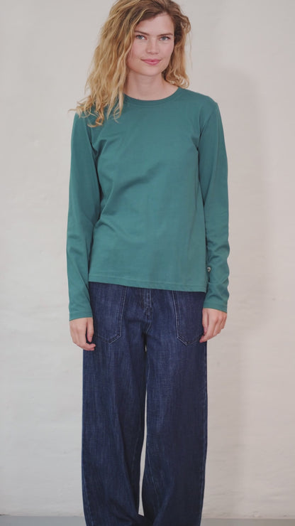 Danebasic Merry LS Tee Dk Slate