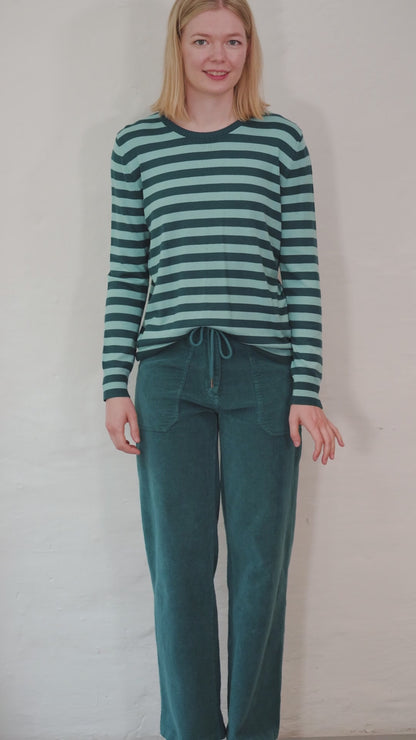 Danedinner Viscose Sweater Dk Slate/Grey Duck