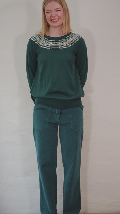Danebright Lights Cotton Sweater Dk Slate