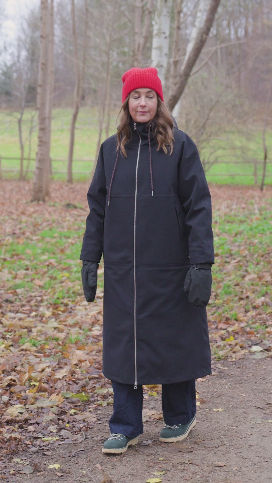 Daneroyal Winter Coat Black