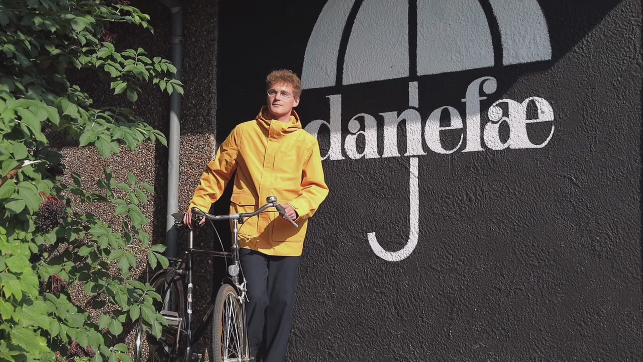 Danehirtshals Rain Jacket Dark Yellow