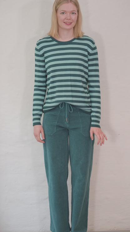 Danedinner Viscose Sweater Dk Slate/Grey Duck