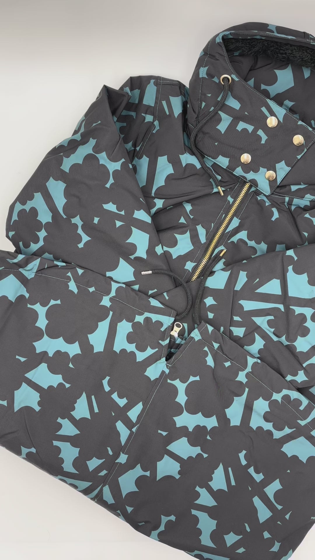 Daneturell Winter Coat Dk Slate BRAMBLE