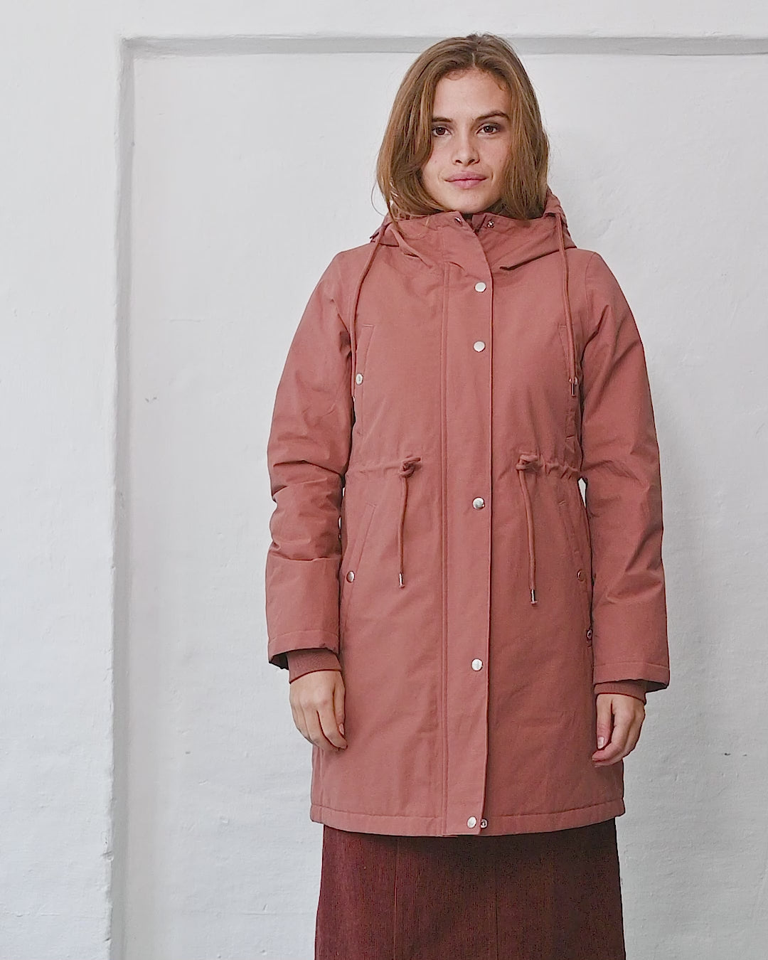 Danenora Winter Parka Beige Rose