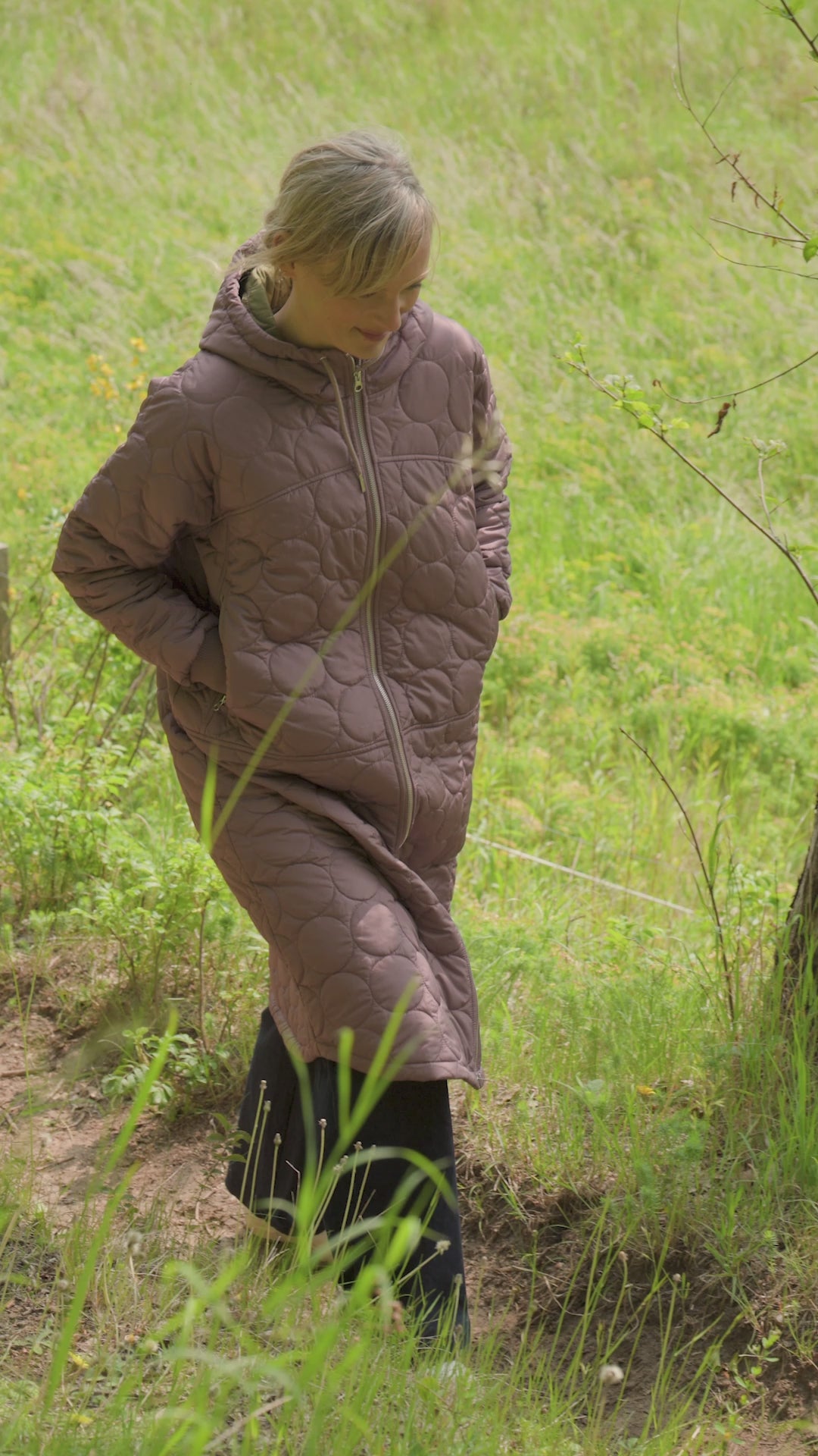 Danedrama Thermo Coat Mauve