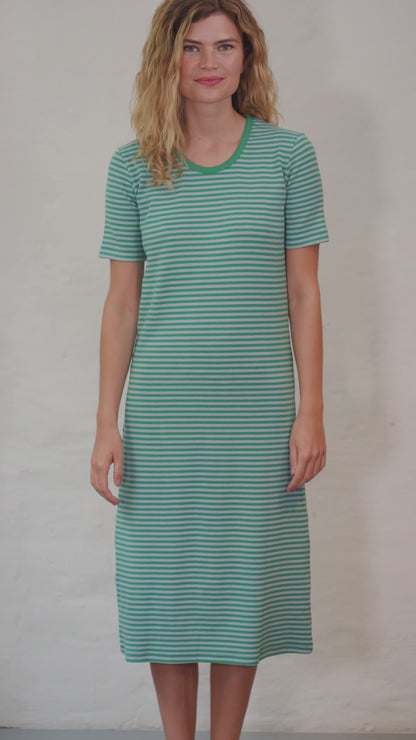 Danicon Ribbing Dress Cold Sky/Teal Lake