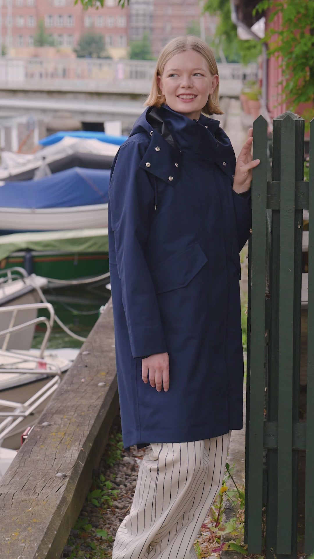 Danewest Wind Rain Parka Dk Navy