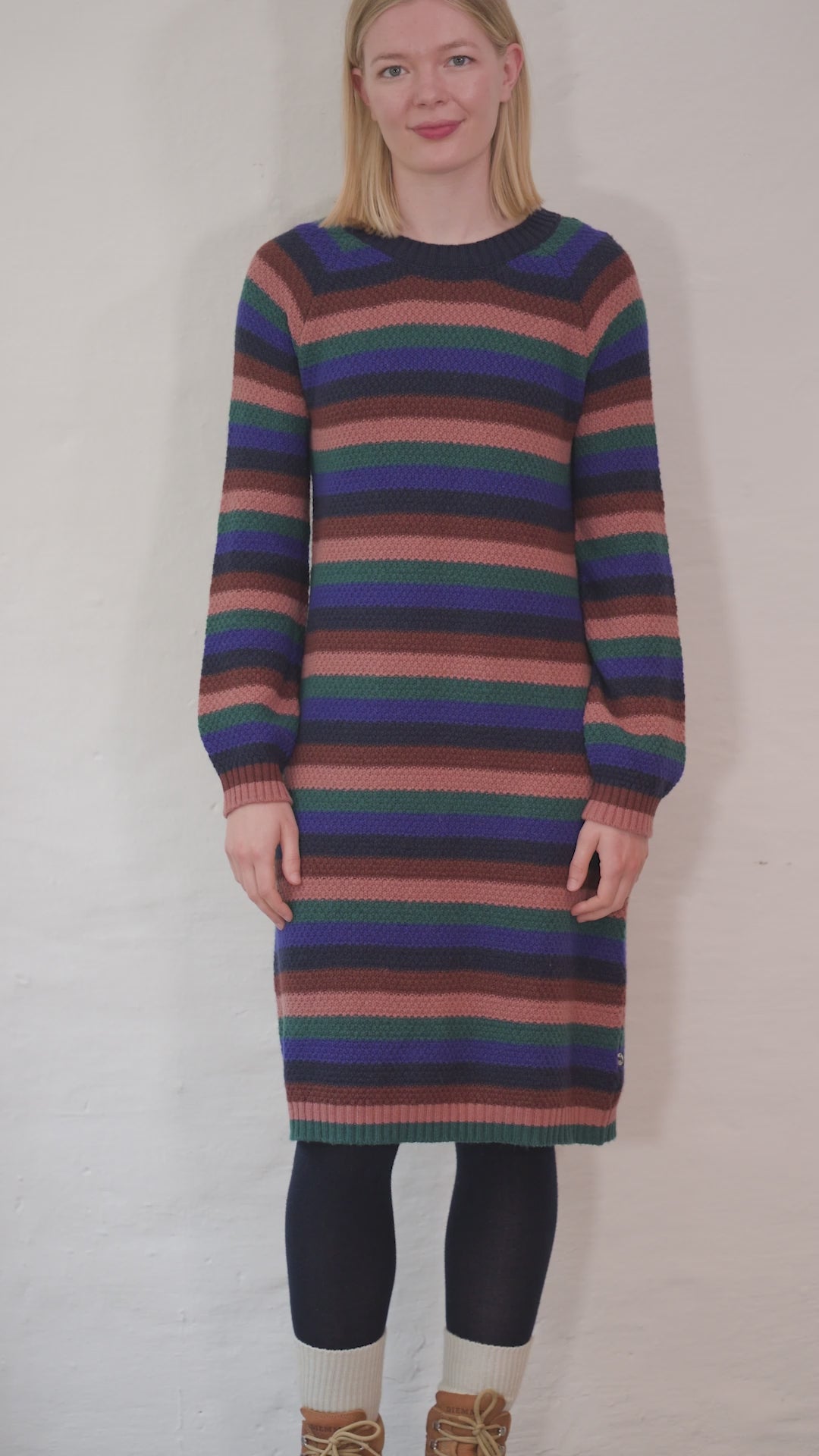 Danesukkertop Wool Sweater Dress Dawn