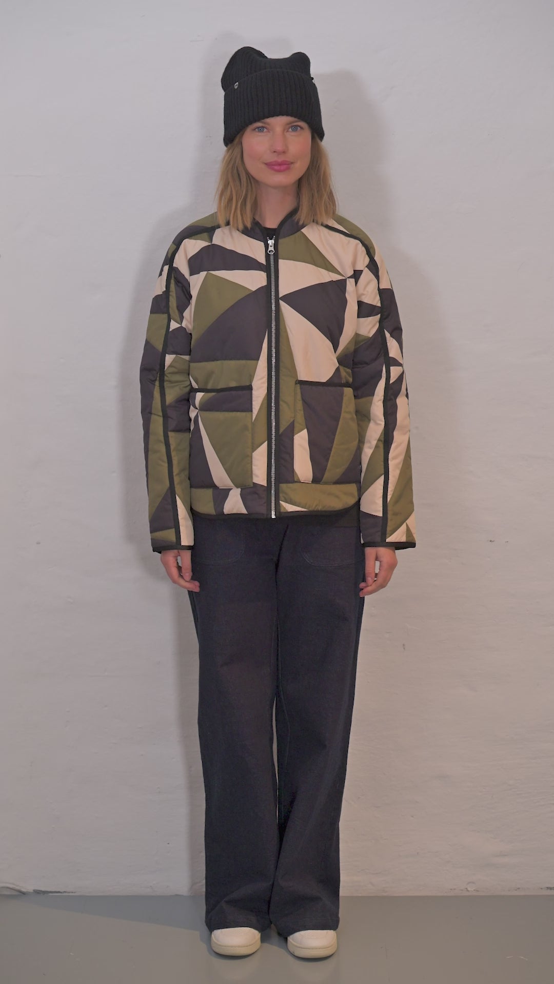 Danemaple Thermo Jacket Olive/Black/Light Beige