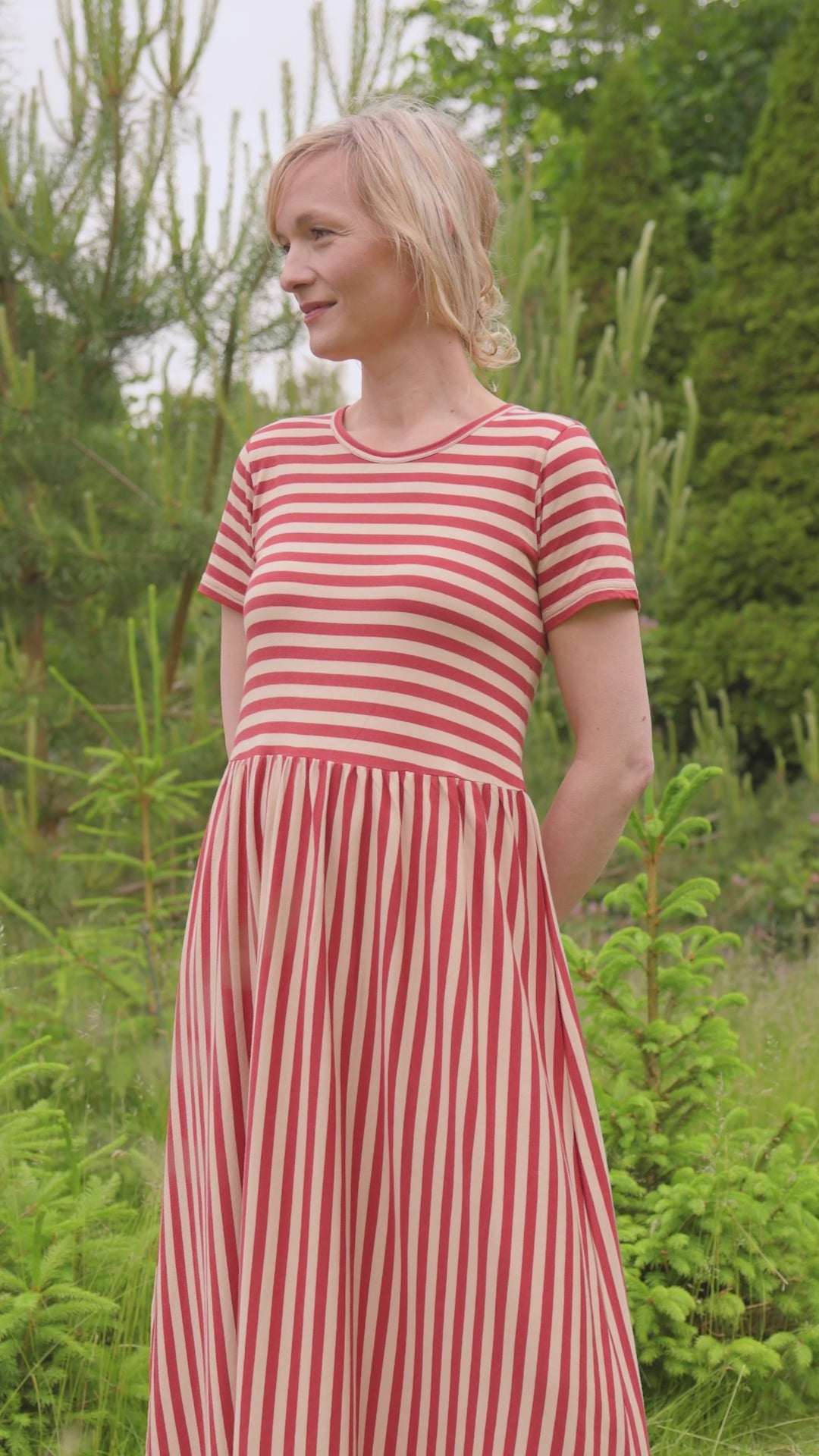 Danekroeyer SS Modal Dress Nougat/Chili