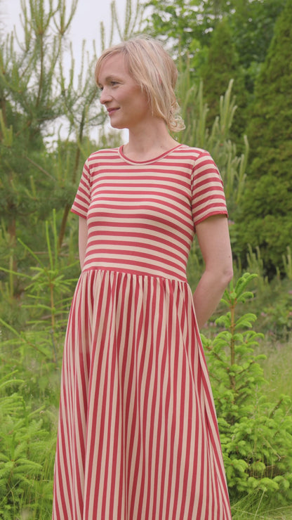 Danekroeyer SS Modal Dress Nougat/Chili