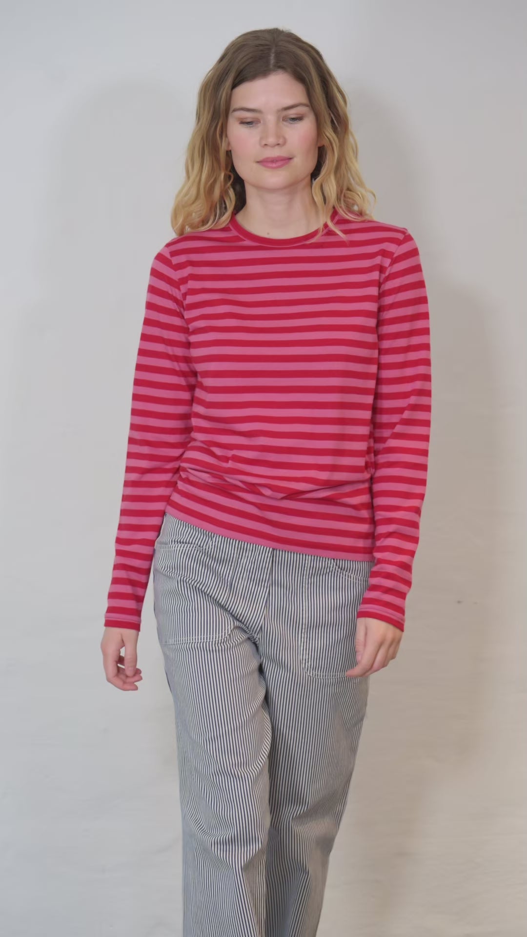 Danejubii Modal Tee Dark Red/Soft Cherry