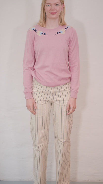 Danevibe Wool-Mix Sweater Cold Rose