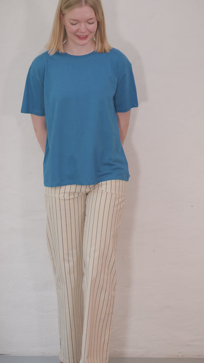 Danebasic Boxy Tee Warm Blue