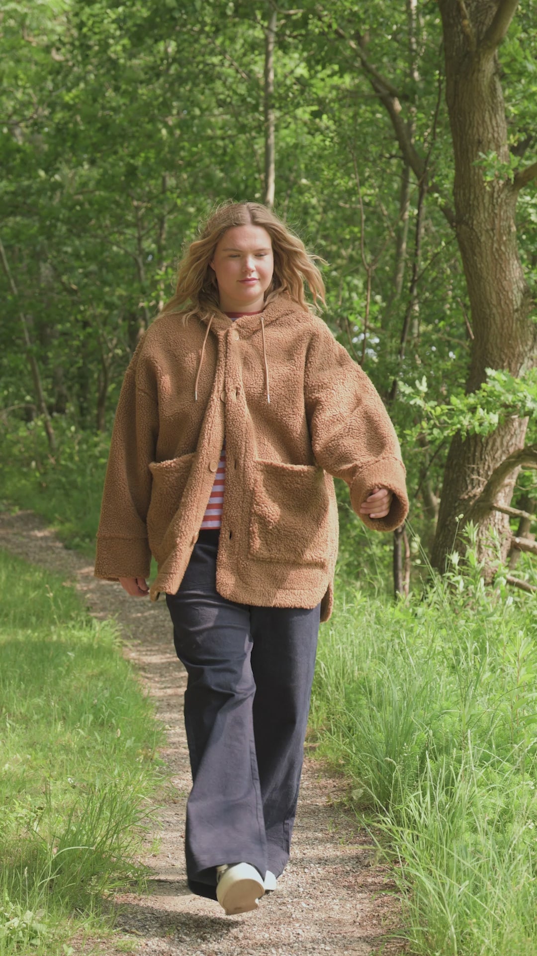 Danewillow Fleece Jacket Tobacco