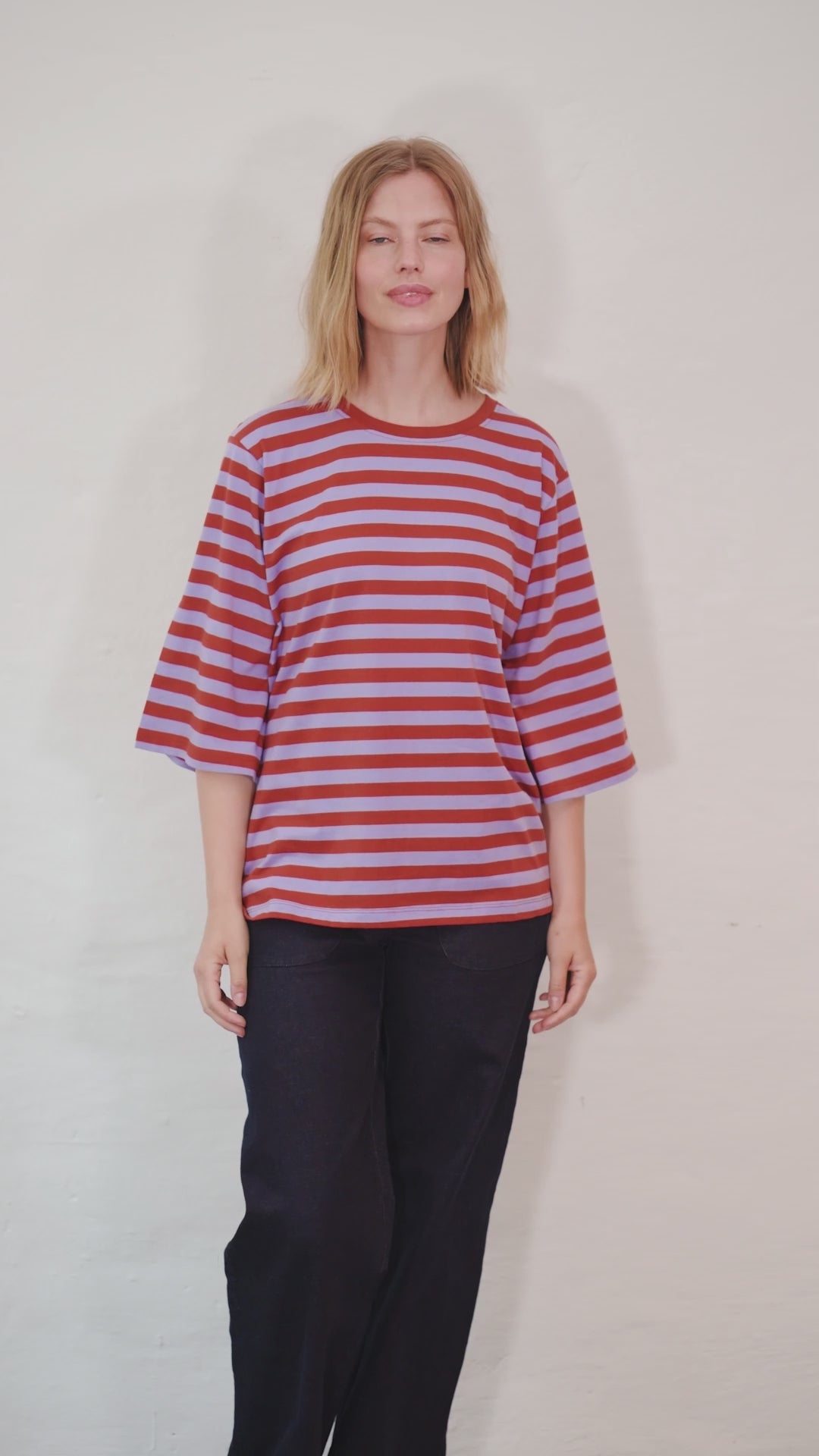 Danebasic Glad Tee Light Lilac/Chili