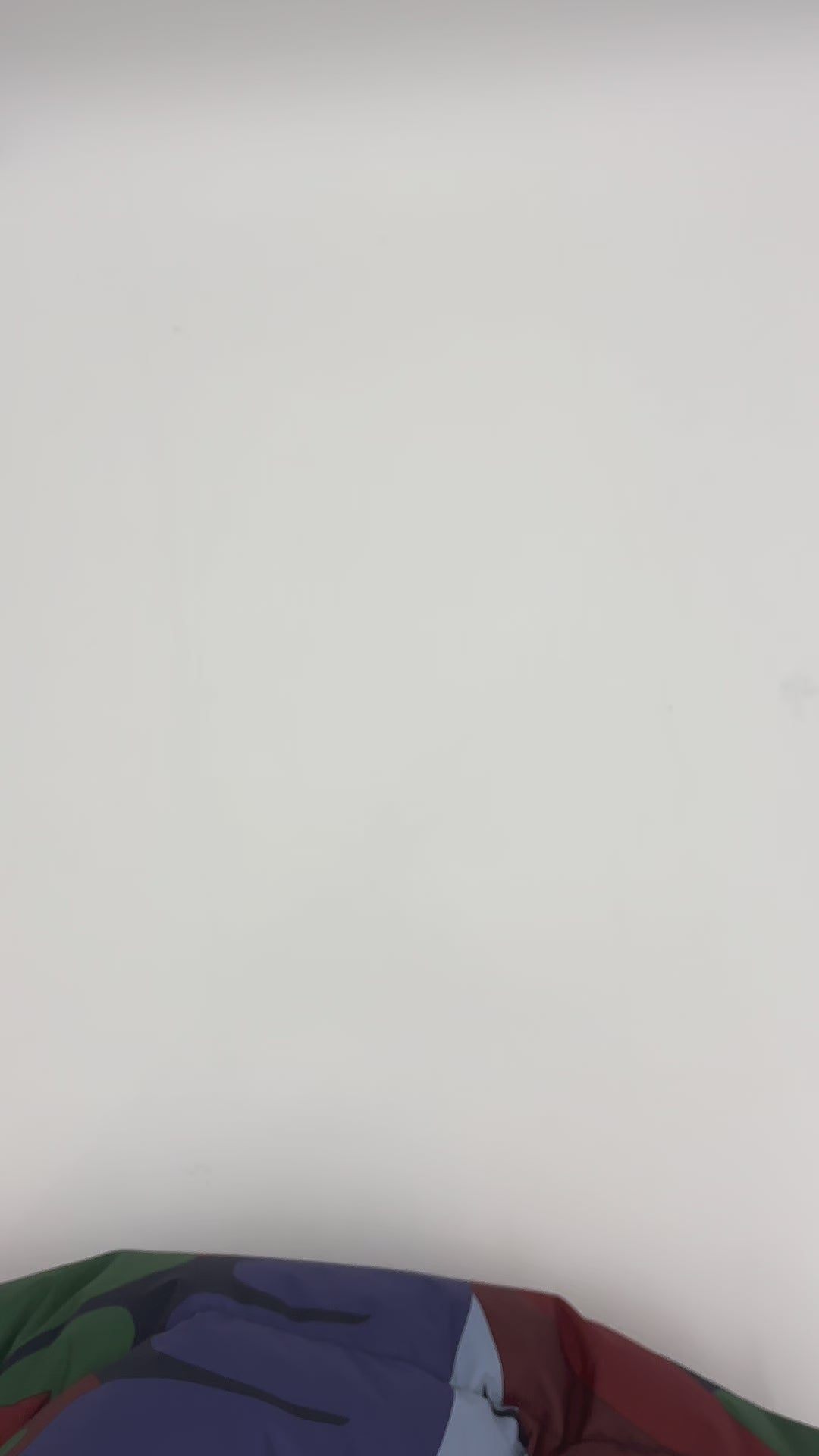 Daneget Down Winter Coat AOP Blue Purple TROPS