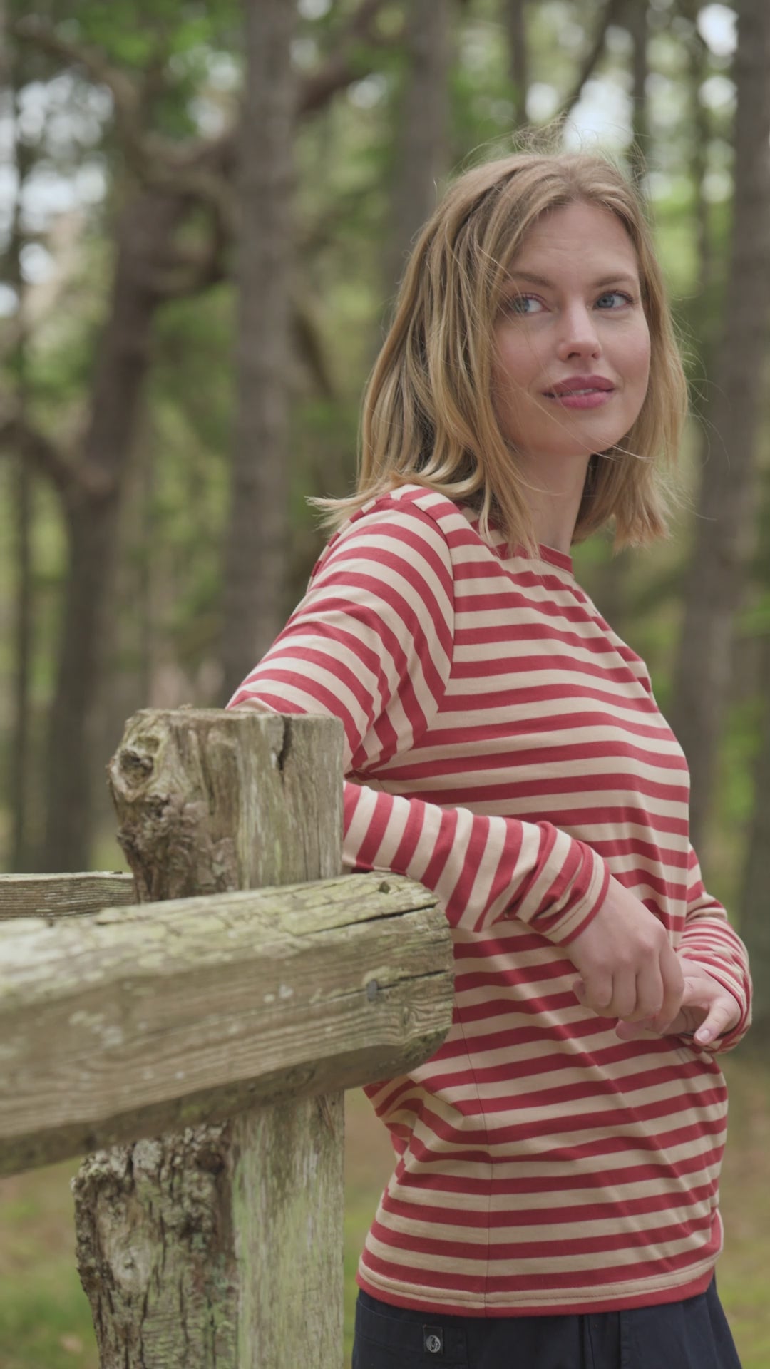 Danejubii Modal Tee Nougat/Chili