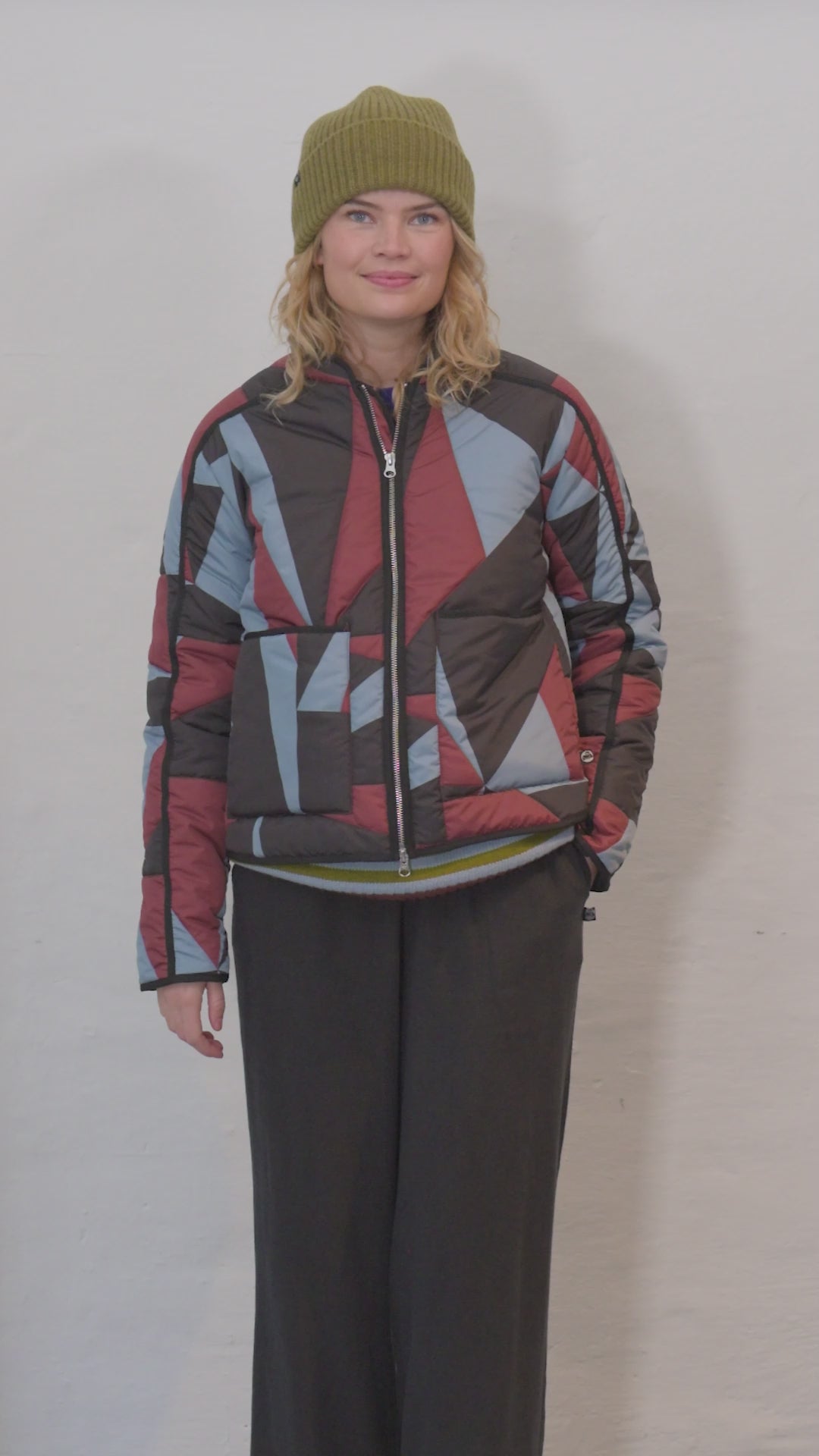 Danemaple Thermo Jacket Dk Brick TRIANGULATE
