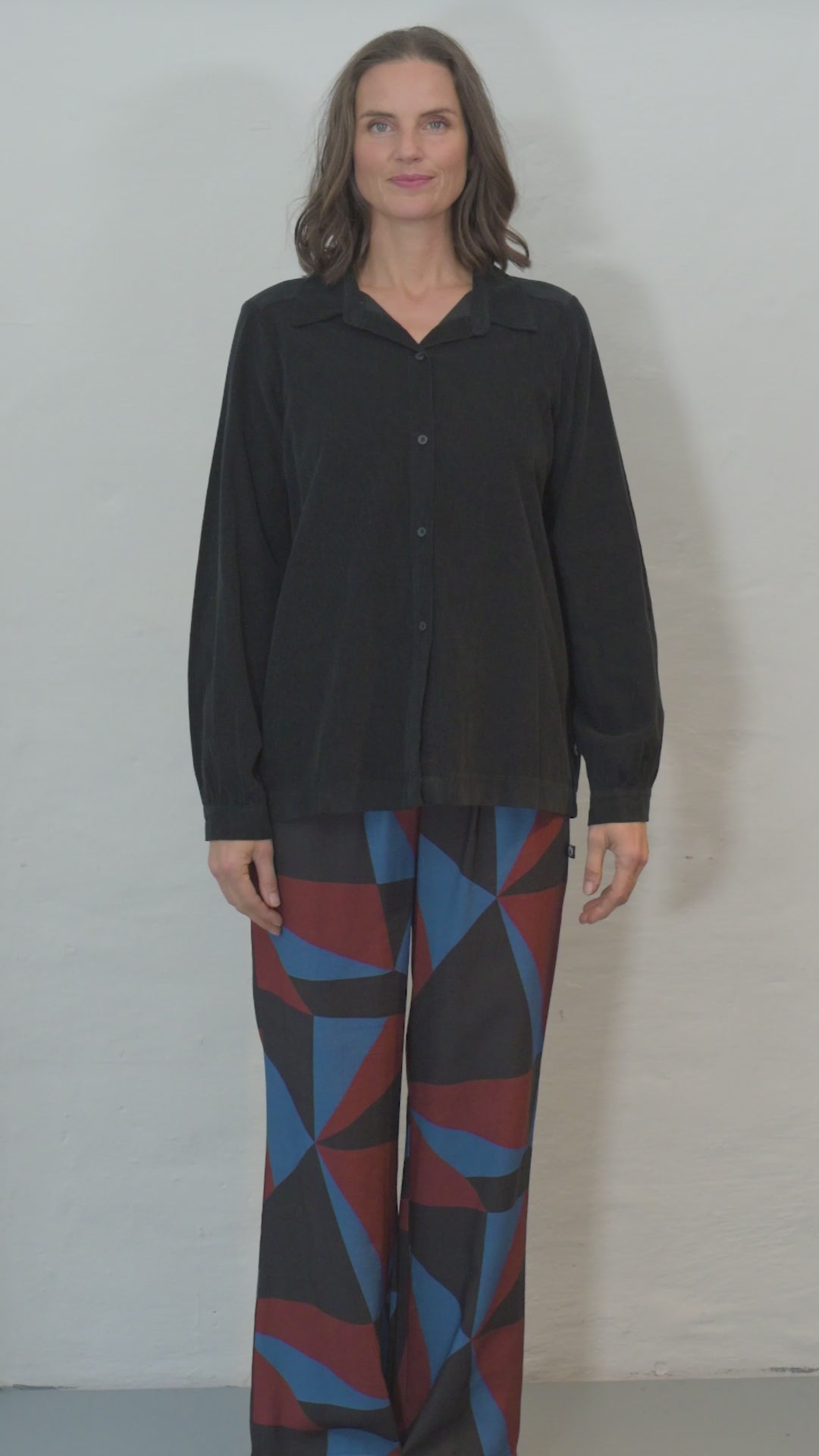 Danerosemary Cord Shirt Black