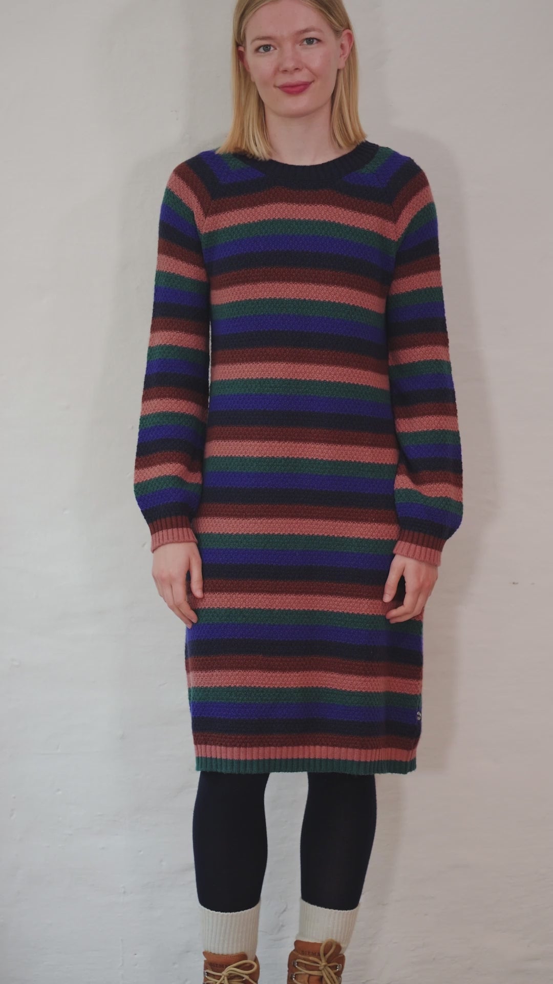 Danesukkertop Wool Sweater Dress Dawn