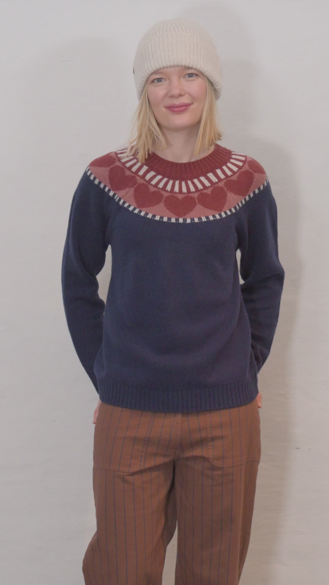 Daneglamping Wool Sweater Dk Navy