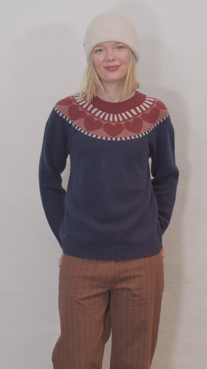 Daneglamping Wool Sweater Dk Navy