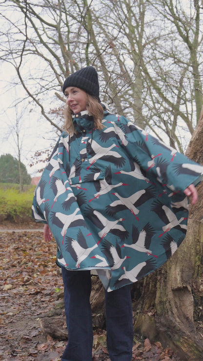 Danebodil Rainponcho Dk Slate BIGSTORK
