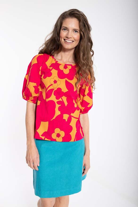 Daneprosecco Shirt Honey/dk fuchsia BLOOM BOOM