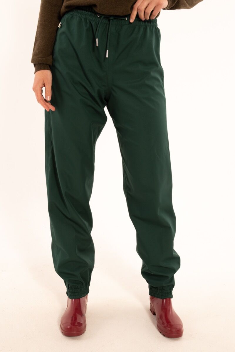 Regnbukser dame i grøn