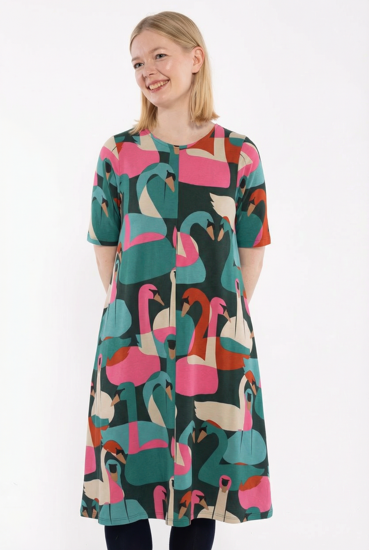 Danalberte Modal Dress Deep Forest SWANOSCOPE