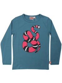 Dyrroar T Grey Blue SLANGE